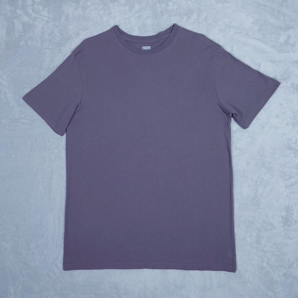 Kith Blank T Shirt Mens Large Gray 100% Cotton Short Sleeve Crew Neck Tee